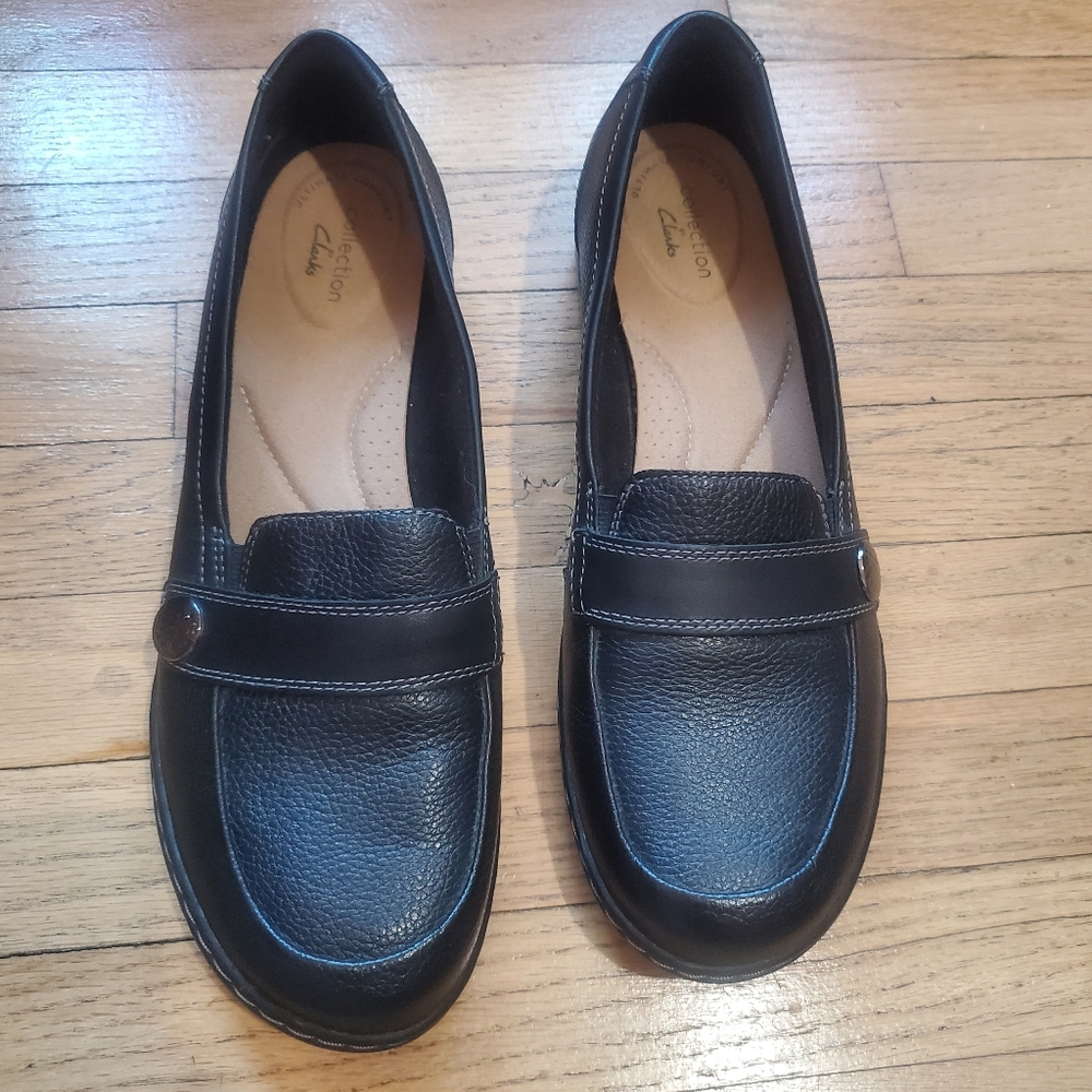 Clarks Womens Cora Daisy Loafer Shoes Size 9.5 M Comfort Office Orth Olite Casua - Picture 2 of 11